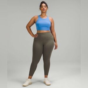 Lululemon Wunder Train High-Rise Tight 25" Dark Green Plus Size 18 Leggings